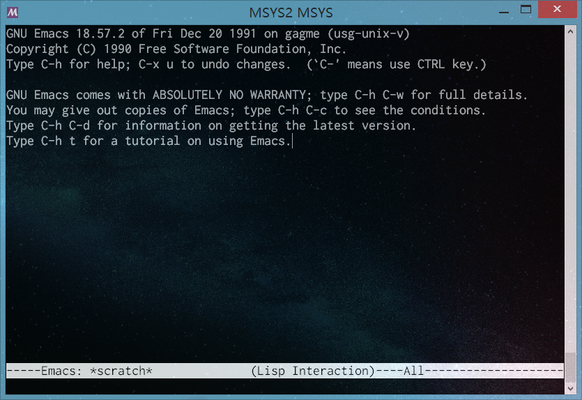 3B2上的Emacs